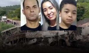 Tristeza em Vitória da Conquista: Familiares e amigos dão ultimo adeus a casal e filho que morreram na BR-116