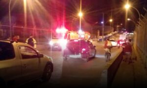 Conquista: Permanece hospitalizada a mulher que tentou se atirar do viaduto do Guarani, nesta segunda-feira