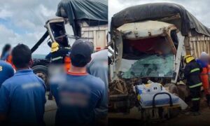 Tristeza em Conquista: Faleceu o caminhoneiro envolvido no acidente desta quarta-feira no Anel Viário