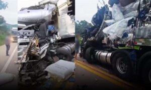 Urgente: Grave acidente com vítima fatal na BR-116, próximo à divisa Bahia-MG. Jovem no volante sobreviveu