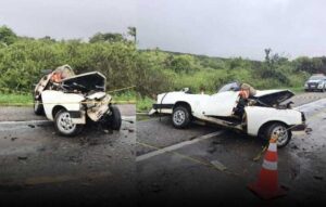 Urgente: Gravíssimo acidente com vítima fatal na BR-116, em Conquista, próximo ao Tabuleiro da Baiana