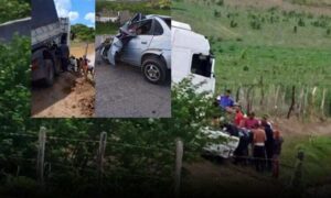 Tragédia na Bahia: Carreta bitrem desgovernada atinge dois carros e mata seis pessoas na rodovia BR-110