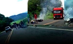 Atenção: Motoqueiros ficam feridos em grave colisão frontal na rodovia BA-263, nesta segunda-feira