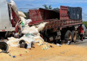 Tragédia no Sudoeste: Acidente neste sábado deixou saldo de 3 mortos. Imagens mostram violência da colisão