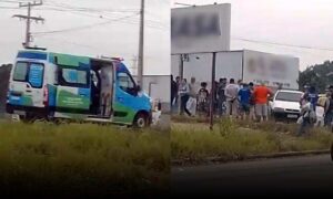 Atenção: Vídeo mostra acidente que aconteceu nesta manhã na BA-262, saída de Vitória da Conquista para Anagé