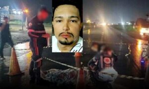 Tristeza: Colisão entre moto e caminhonete tirou a vida do jovem Paulo Vitor Teixeira Rodrigues, de 28 anos