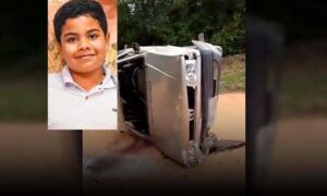 Tragédia na região: Carro capota e pequeno Samuel, de 10 anos morre após ser projetado para fora do veículo