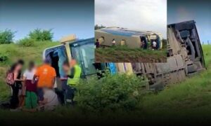 VÍDEO: Novas informações sobre o acidente com ônibus da Novo Horizonte na BR-116 próximo à Rafael Jambeiro