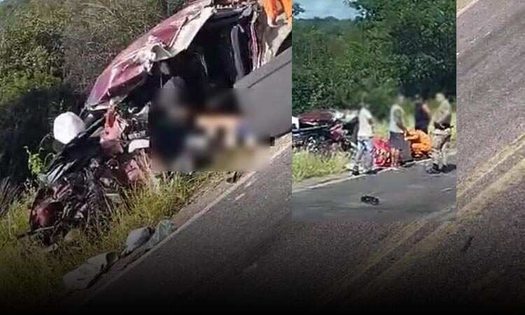 Tragédia em Brumado: Quatro pessoas morreram em colisão entre carro de passeio e caminhão-baú na BR-030 – BLOG DO MARCELO // Vitória da Conquista Notícias :: Bahia