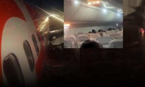 VÍDEO: Veja momento em que avião da Gol colide com carro de manutenção. Piloto abortou a decolagem