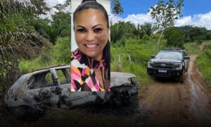 Atenção: Polícia localiza o carro usado no assassinato da advogada Dra. Gal Barbosa. Veículo foi incendiado