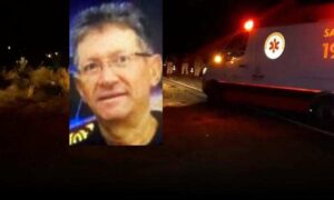 Trágico: Francisco Gomes de Castro, de 51 anos, perdeu a vida em acidente como moto nesta noite na BR-030