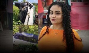 Tragédia: Grave acidente na rodovia BR-418 tirou a vida da jovem Sayara Abreu, de 22 anos. Ela estava grávida
