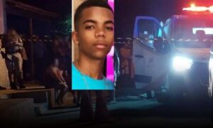 Violência: Garoto Washington Gabriel, de 15 anos, foi assassinado em via pública na madrugada, por motoqueiros