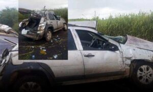 Urgente: Pastor de Assembleia de Deus é socorrido após grave capotamento na BA-263 perto de Itambé