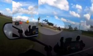 VÍDEO: Motoqueiro tenta fugir de blitz da PRF e inicia perseguição no Anel Viário da Vitória da Conquista