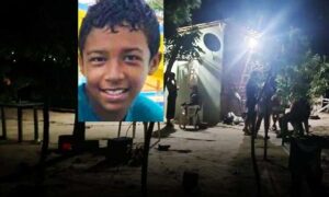 Tristeza: Garoto Luanderson Silva Alves, de 11 anos, morreu eletrocutado ao ligar bomba d’água na zona rural