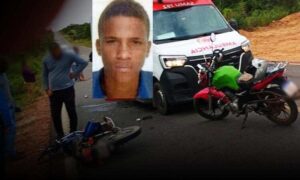 Urgente: Reginaldo morreu nesta manhã de quarta-feira, ao colidir motocicleta com carro utilitário. DPT no local