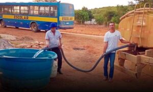 Conquista: PMVC realiza operação de emergência para combater crise de desabastecimento de água em Bate-Pé