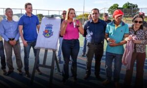 Acelera Conquista: PMVC entregou quadra poliesportiva de mais de R$ 450 mil no Povoado de Catarina I