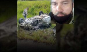 Tristeza: Identificado o policial militar que morreu após jovem furar blitz em rodovia na Bahia. Rapaz também morreu