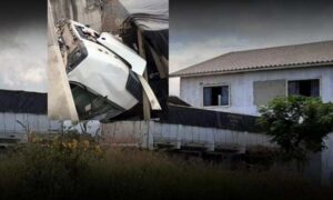 Urgente: Carreta invade residência às margens da BR-116 e quase provoca uma tragédia em Poções