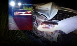 Atenção: Grave acidente foi registrado na noite deste sábado na BA-263, entre Vitória da Conquista e Itambé