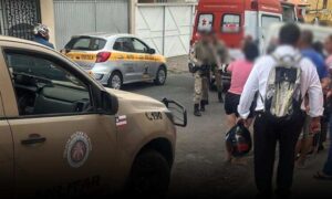 Atenção: Senhora foi atropelada na manhã desta quinta-feira no bairro Guarani, em Vitória da Conquista