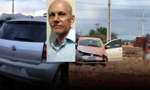 Tragédia na região: Identificado o cabeleireiro de 65 anos que morreu após carro capotar 3 vezes em Livramento