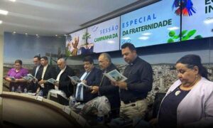 Câmara Municipal de Vitória da Conquista realizou sessão especial sobre a Campanha da Fraternidade 2025