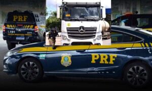 Caminhoneiro apresenta AET irregular e acaba detido pela PRF, por uso documento falso na BR 116