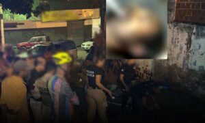 Imagens fortes: Morador de rua “Homem Aranha” foi morto com vários disparos na noite desta segunda-feira