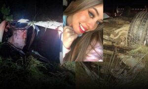 Trágico: Jovem estudante de medicina veterinária morre após caminhonete ficar sem controle e capotar em rodovia