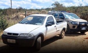 Conquista: Veículo utilitário furtado neste final de semana é encontrado pela 92ª CIPM Rural perto do Nova Cidade