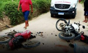 Trágico: Colisão entre motocicletas provocou vítima fatal na tarde deste domingo. Vítima foi identificada