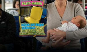 Bizarro: Prefeitura alerta que “mães de bebês reborn” não tem direito a banco preferencial nos ônibus