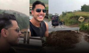 VÍDEO: Para chegar a tempo em show, cantor Kevi Jonny fura bloqueio e atravessa ponte interditada na BR-101