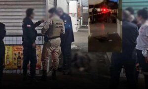 Atenção: Mataram Gilberto com golpe de faca no peito, na Ceasa. Policia Militar isolou a área no aguardo do DPT