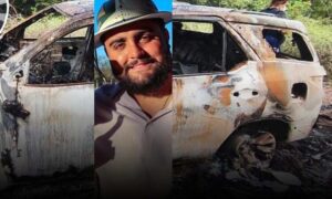 Comoção: Corpo encontrado dentro de SW4 carbonizada seria do jovem Rosalvo Neto, de 23 anos, desaparecido há 48 horas