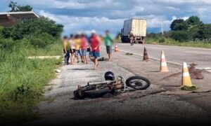 Atenção: Grave acidente com vítima fatal na rodovia BA-262, entre Conquista e Anagé, é registrado nesta manhã
