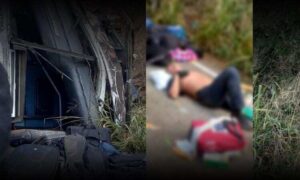 Imagens fortes: Sobreviventes do acidente com ônibus da banda Coração Cigano foram retirados por populares
