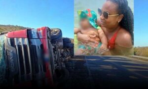 Vítimas identificadas: Tragédia tirou a vida da mãe e bebê nas primeiras horas desta sexta-feira na BR-116, em Poções