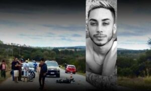 Consternação: Jovem Alan Bispo perdeu a vida em grave acidente com moto, nesta manhã na BA-262