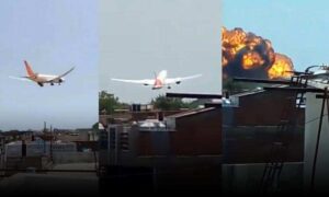 VÍDEO: Imagens mostram aeronave Boeing 787-8 caindo e explodindo, deixando mais de 240 pessoas mortas na Índia