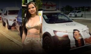Tristeza: Corpo de miss de 23 anos, assassinada no Paraná, é recebido por familiares com cortejo na Bahia