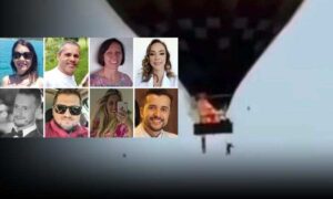 Tragédia: Identificados os 8 mortos no acidente com balão que pegou fogo neste sábado. Vídeos mostram vítimas se atirando