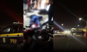 Atenção: Dois condutores morreram em violenta colisão entre motocicletas, na noite desta terça-feira