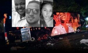 Bahia: Identificadas as vítima fatais no acidente envolvendo carro e o ônibus do cantor Netto Brito, nesta noite