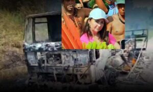 Momentos de terror: Empresária tem caminhão destruído por indígenas durante bloqueio na BR-101, no sul da Bahia