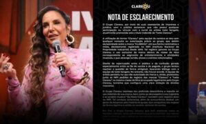 Polêmica: Banda Clareou diz que adotará medidas “cíveis e criminais” contra Ivete Sangalo por uso indevido da marca